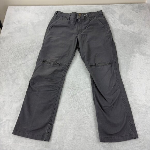 Carhartt Full Swing Relaxed Fit Grey Pants Mens Sz 33x28 101709-029 Style Number - Picture 1 of 14